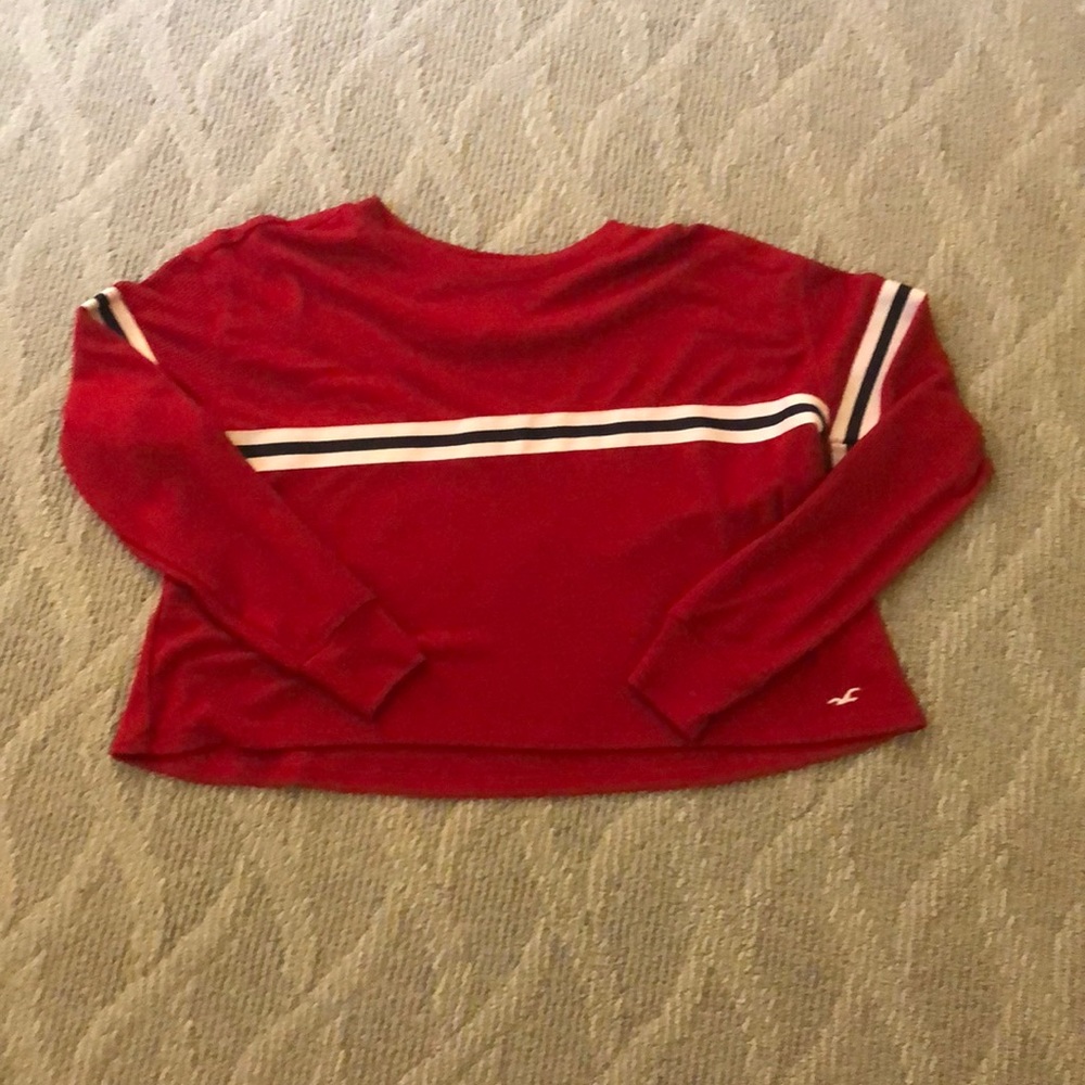 Red hollister shirt